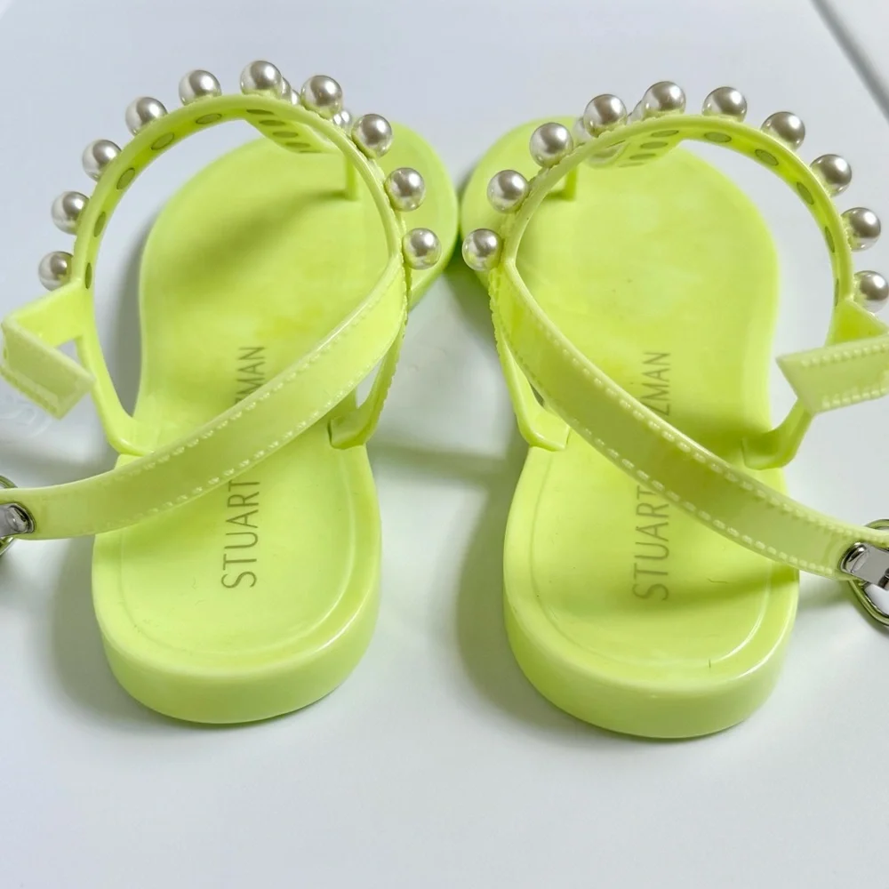 Stuart Weitzman Pearl Jelly Sandals - Picture 3 of 7